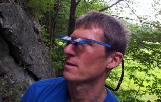 Sichern im Bergsport mit Prismenbrille