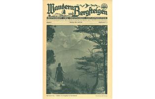Cover Wandern und Bergsteigen Erstausgabe 1949
