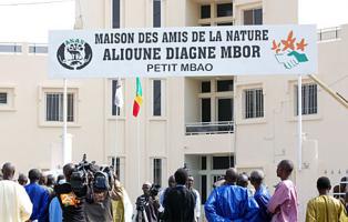 Das Naturfreundehaus in Dakar-Colobane im Senegal