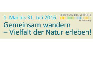 Wandertag biologische Vielfalt 2016