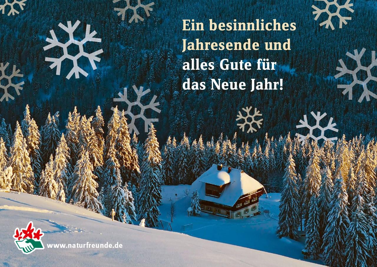 Zum Jahresende ein Dankeschön NaturFreunde Deutschlands Verband für