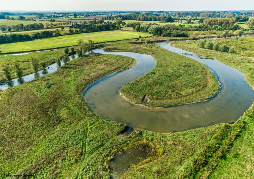 Lippe Fluss Karte