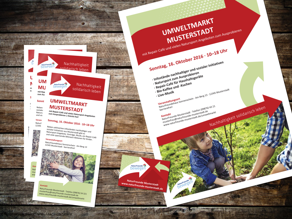 Die Grafik Vorlagen Zur Kampagne Sind Da Naturfreunde Deutschlands Verband Fur Umweltschutz Sanften Tourismus Sport Und Kultur